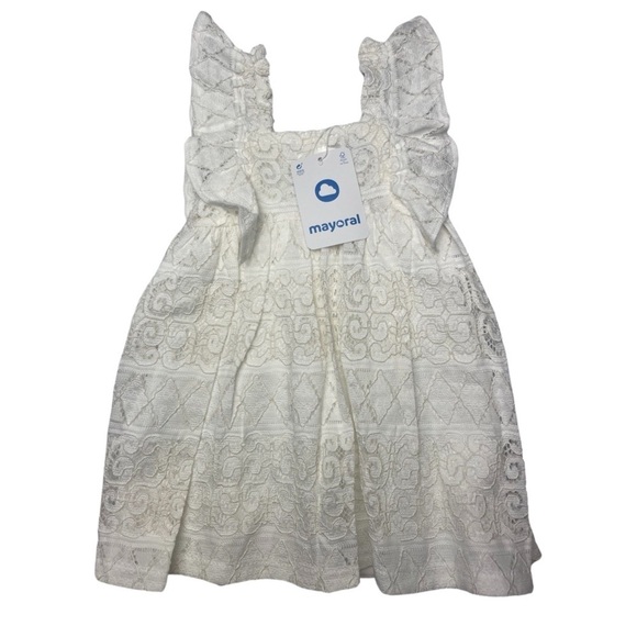 NWT Mayoral Lace Sun Dress Size 2 - Picture 1 of 7